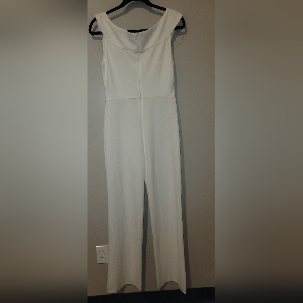 Connected Apparel Classic White Jumpsuit Nwt Size 4